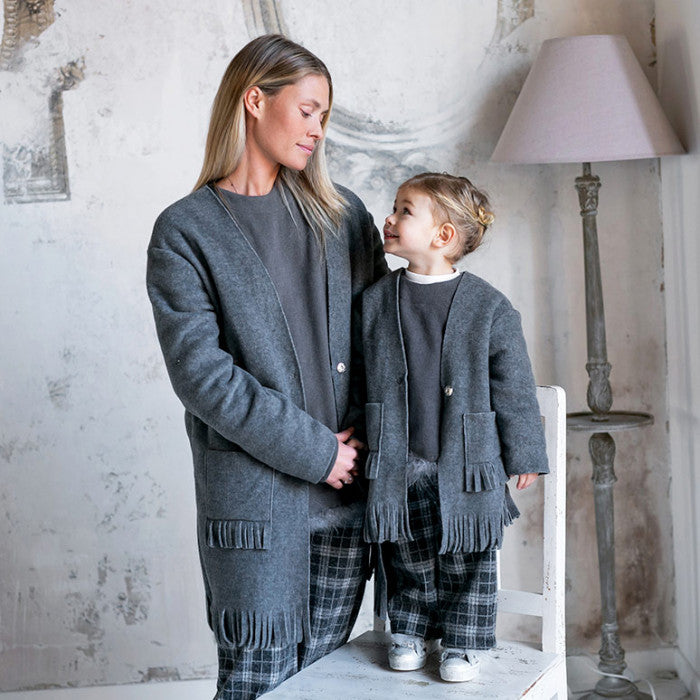 ABRIGO DE FORRO POLAR KIMONO