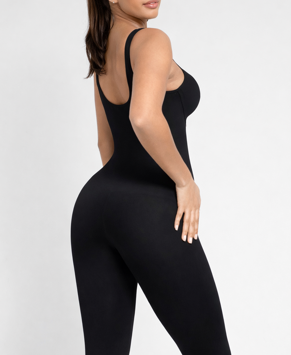 Shaping Bell Jumpsuit for Every Occasion, BLACK size other: XS/S