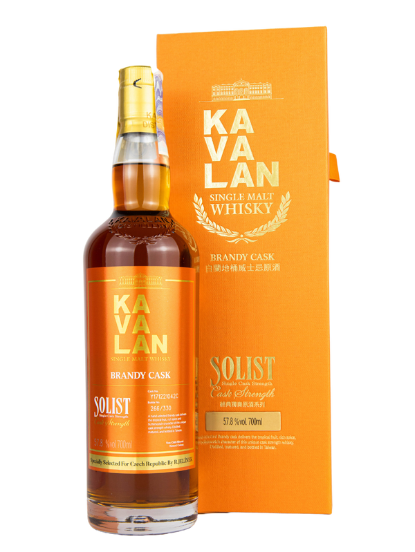 Kavalan Solist Brandy Cask Strength 57.8% 0.7l