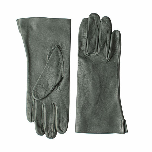Women's Leather Gloves Without Lining with Slit