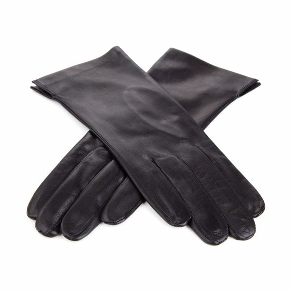 Women's Leather Gloves Without Lining with Slit