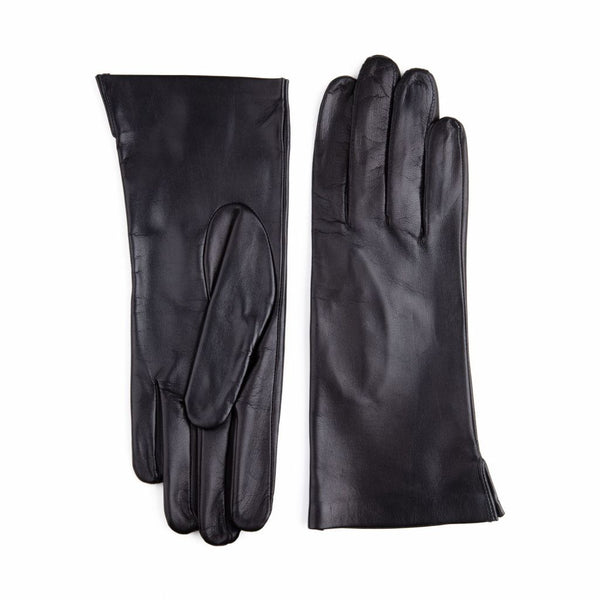 Women's Leather Gloves Without Lining with Slit