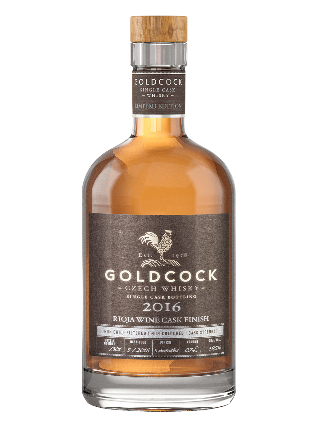 GOLDCOCK 2016 Rioja Wine Cask Finish 59.5% 0.7l