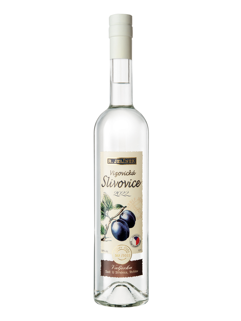 Vizovice Plum Brandy 2022 Valjevka 50% 0.7l