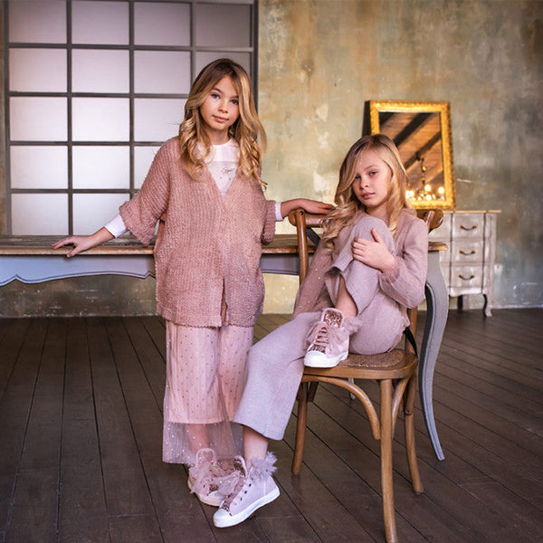 OVERSIZED PINK CARDIGAN