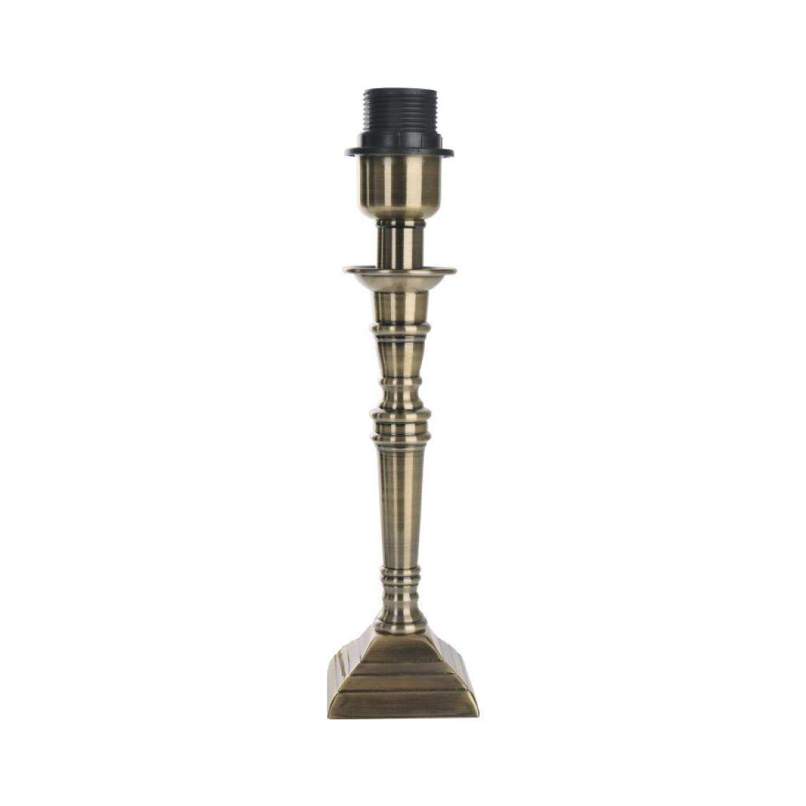 Various Square Lamp Base - Brass - Metal - 30 cm - E27 – Modern & Elegant