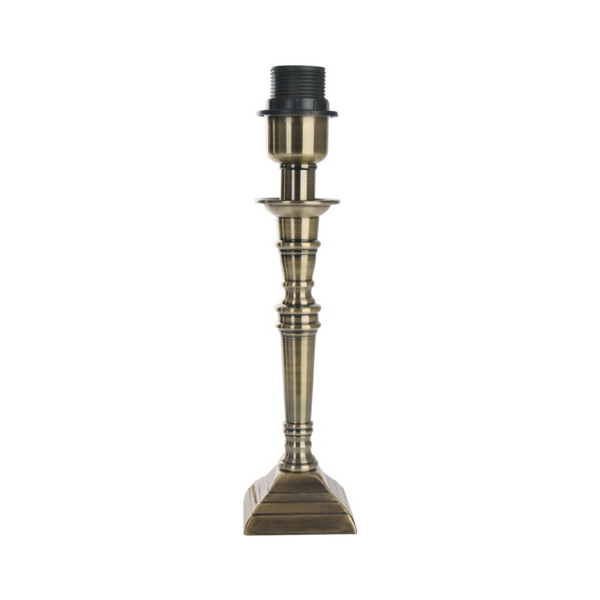 Various Square Lamp Base - Brass - Metal - 30 cm - E27 – Modern & Elegant