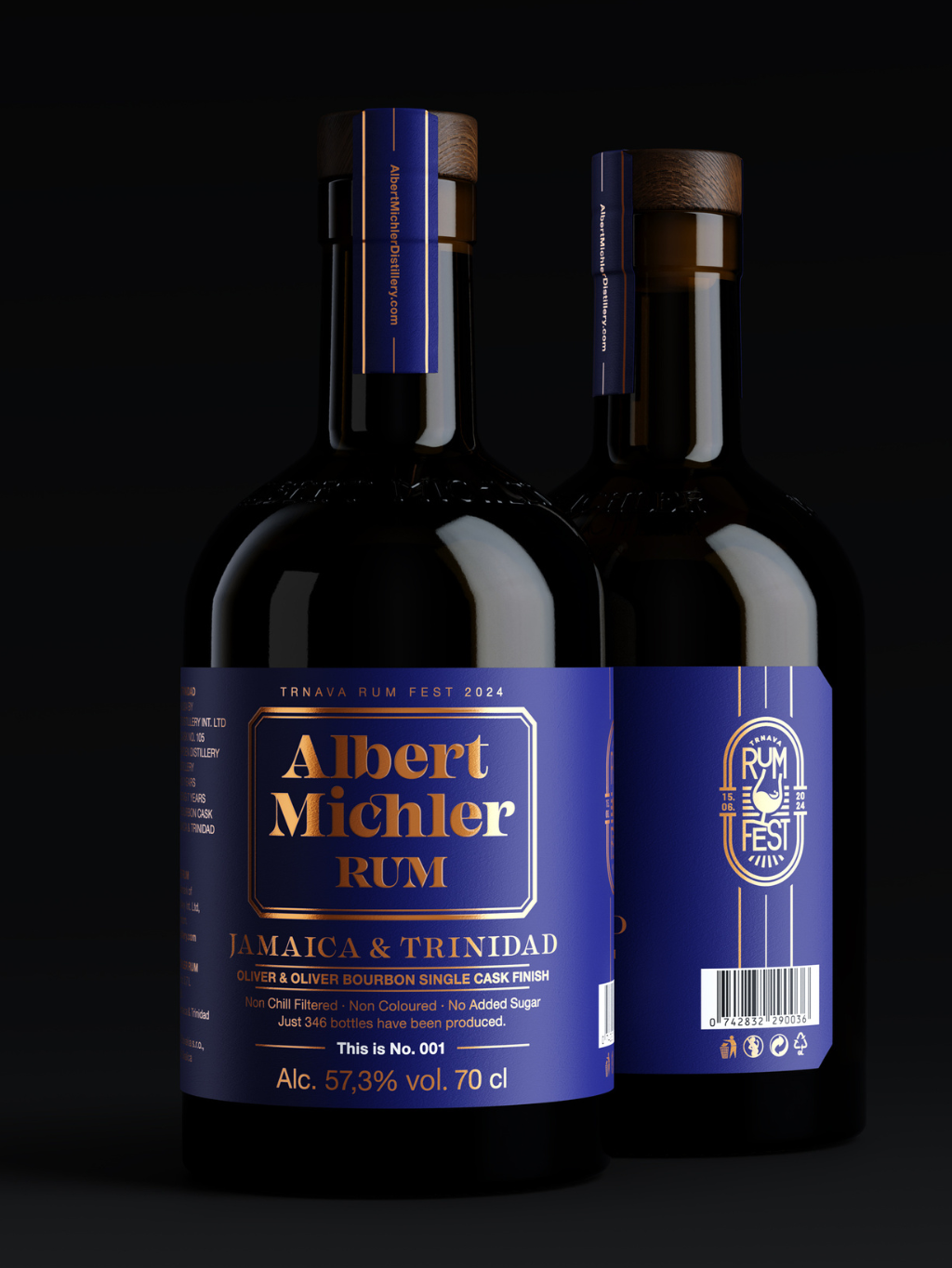 Albert Michler Trnava Rum Fest Jamaica & Trinidad 2014 57.3% 0.7l