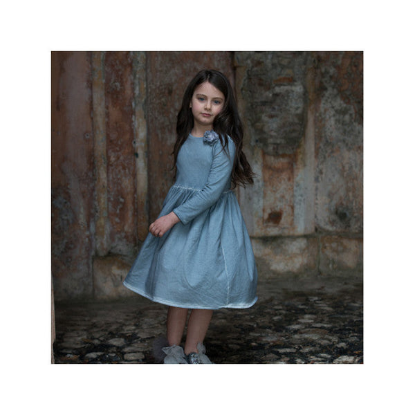 DYEING BLUE DRESS