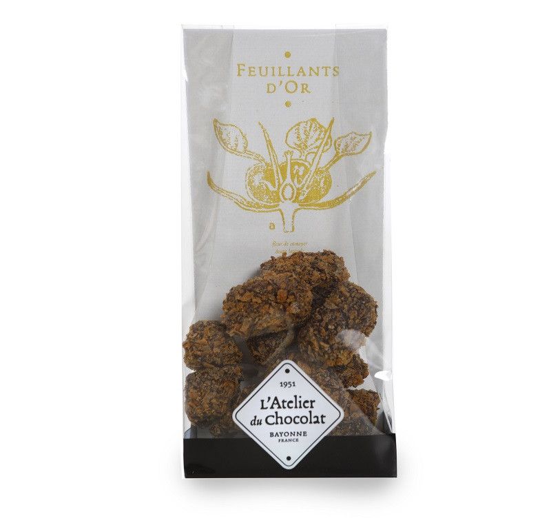 Feuillants d'Or praline chocolate lace crepe