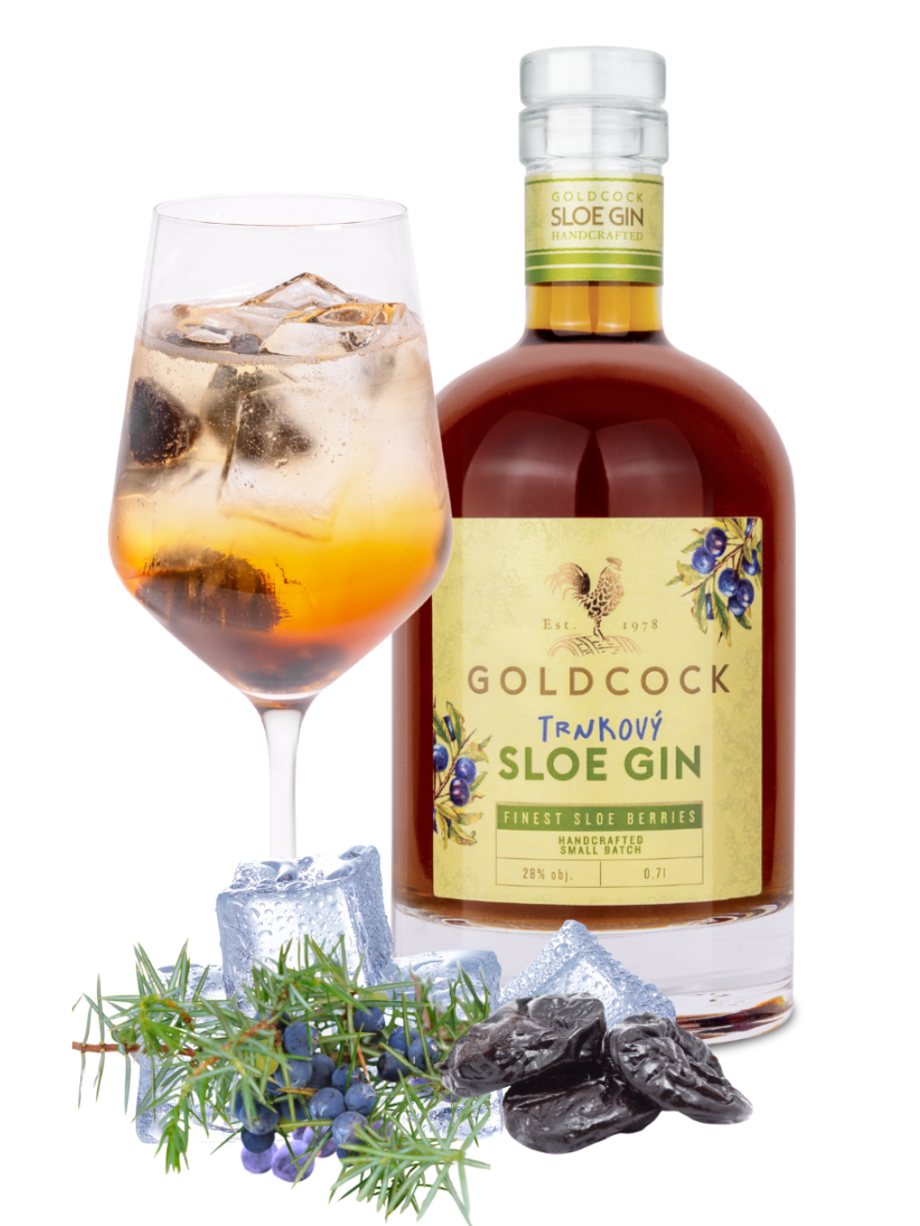 GOLDCOCK Sloe Gin 28% 0.7l