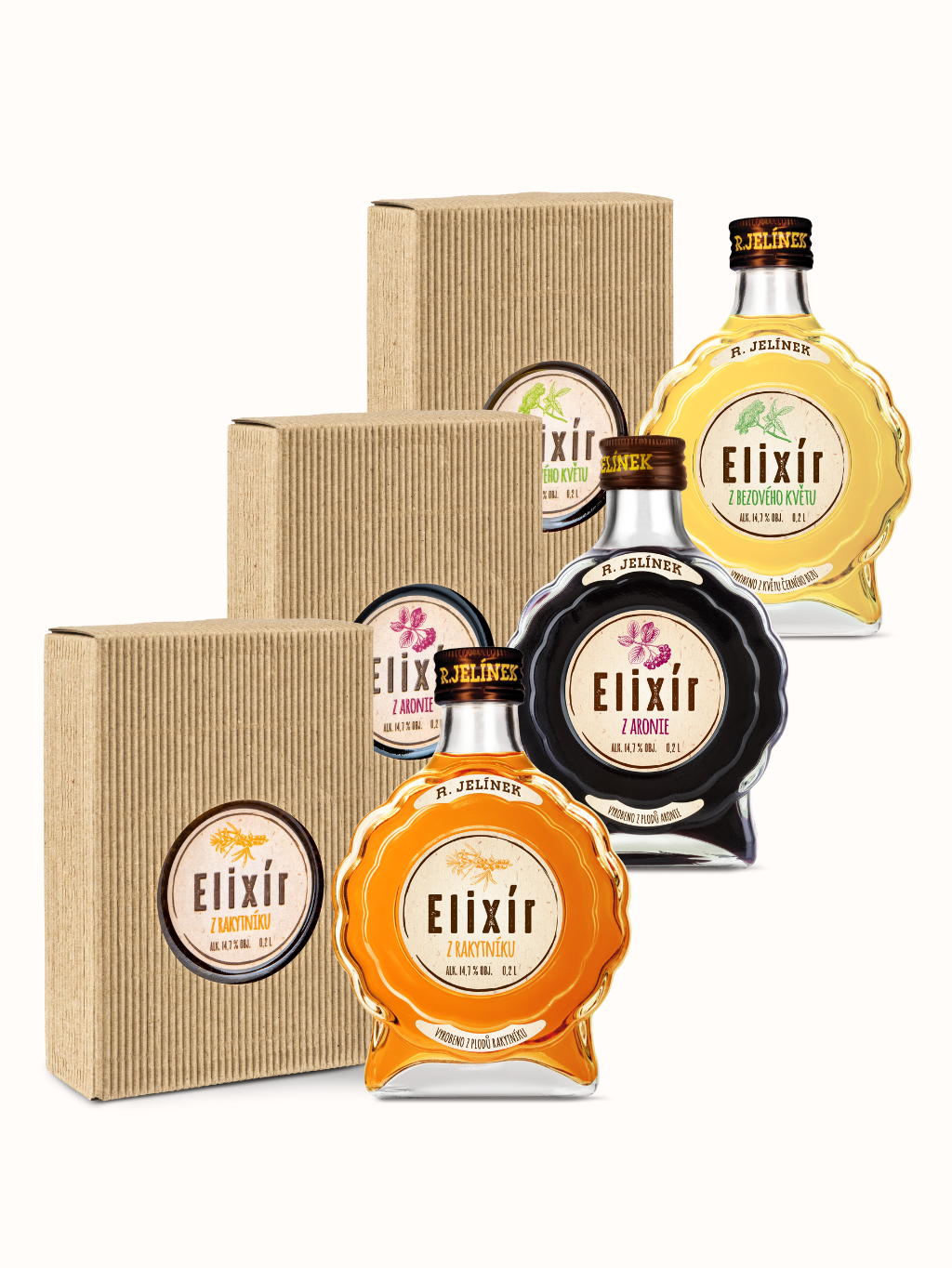 3x Elixír 14,7% 0,2l
