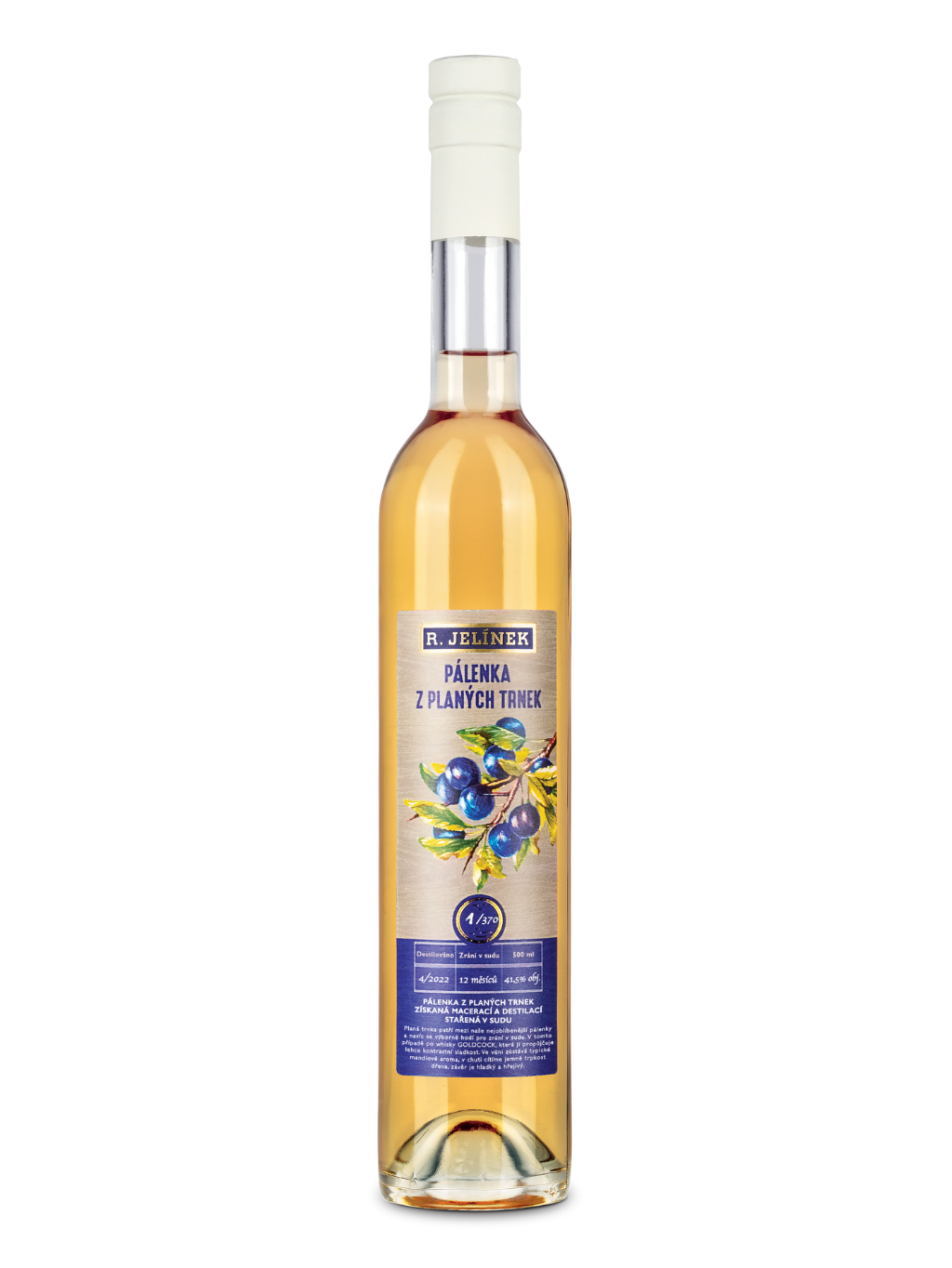 R. JELÍNEK Pálenka z planých trnek 42% 0,7l (HOLÁ LÁHEV)