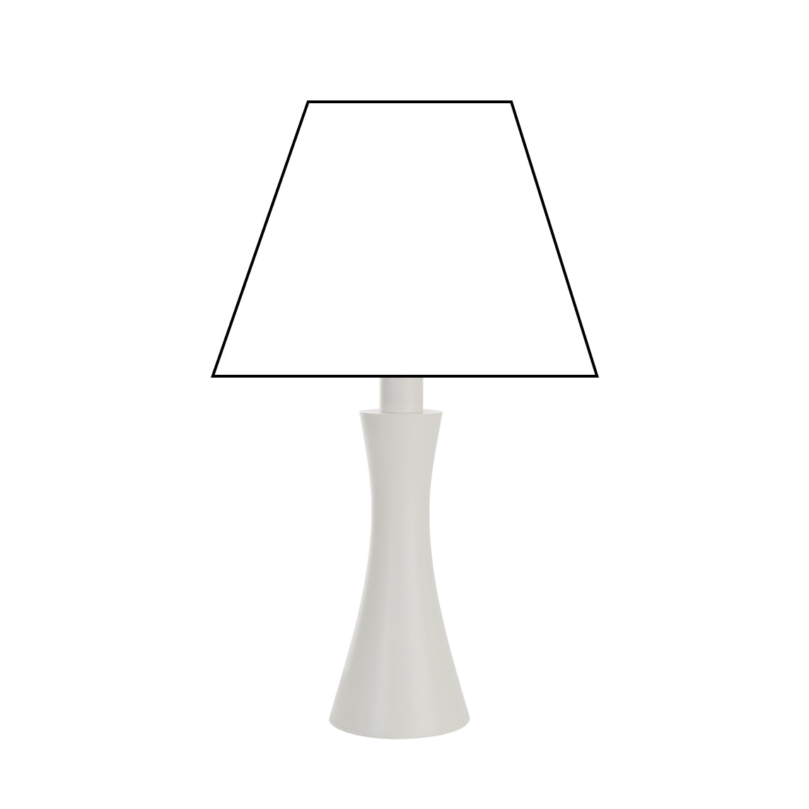 Various Lamp Base Diabola - White - 27 cm or 34 cm - Wood - Scandinavian Design