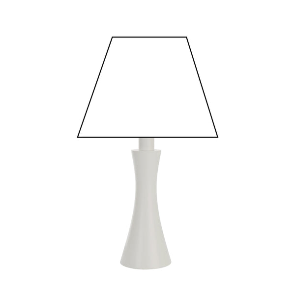 Various Lamp Base Diabola - White - 27 cm or 34 cm - Wood - Scandinavian Design