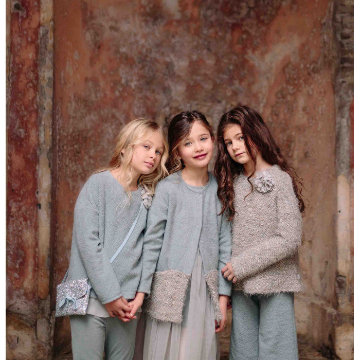 POWDER BOUCLE SWEATER