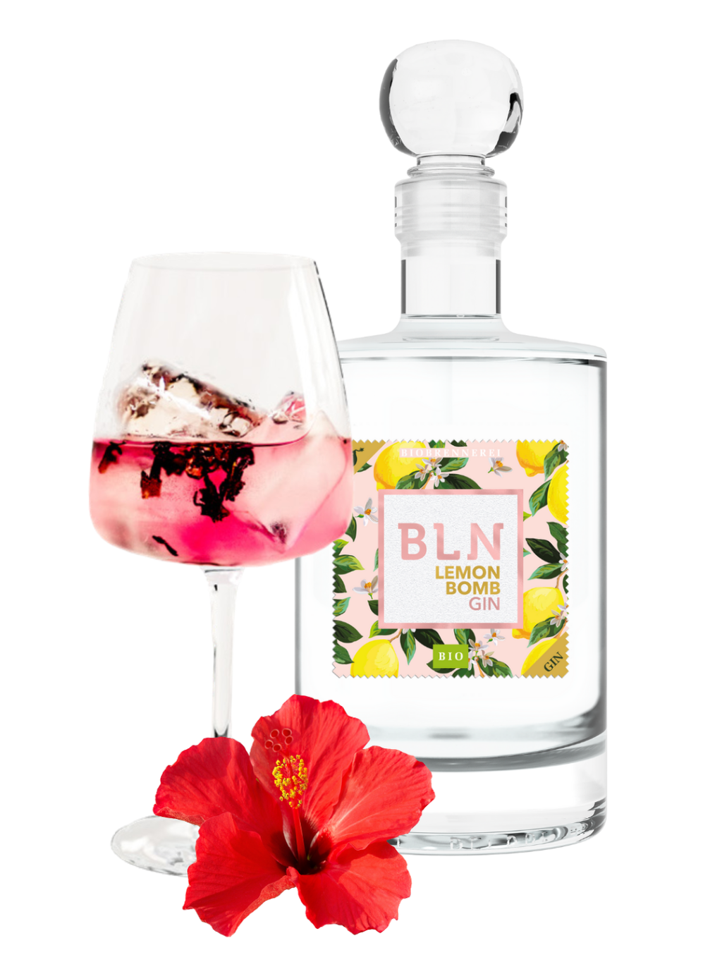 BLN Bio Lemon Bomb Gin 41% 0.5l