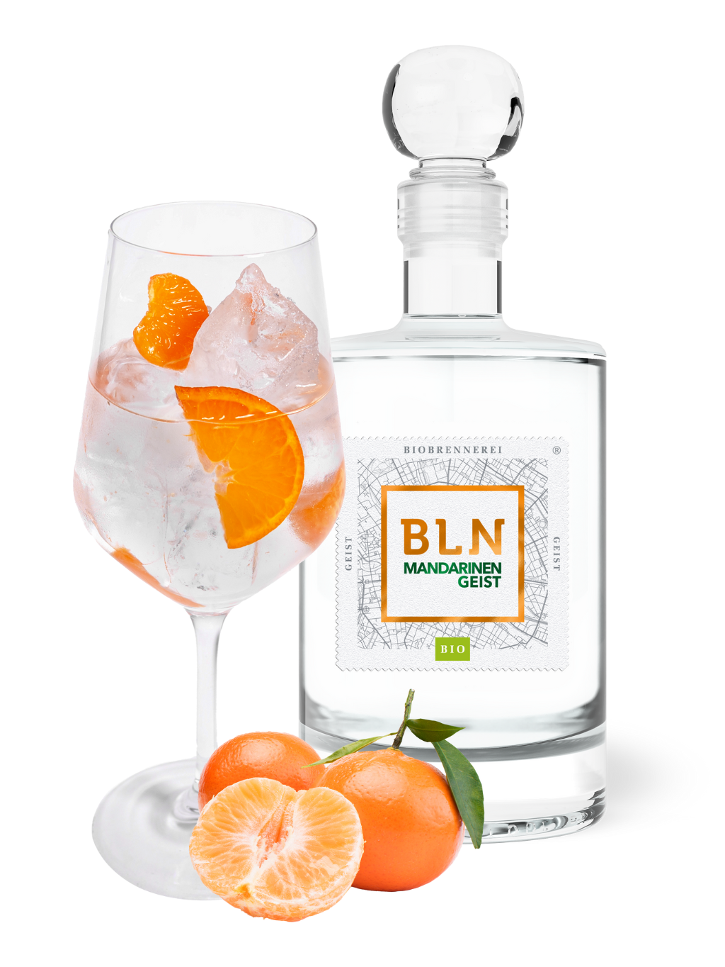 BLN Organic Mandarin Spirit 40% 0.5l