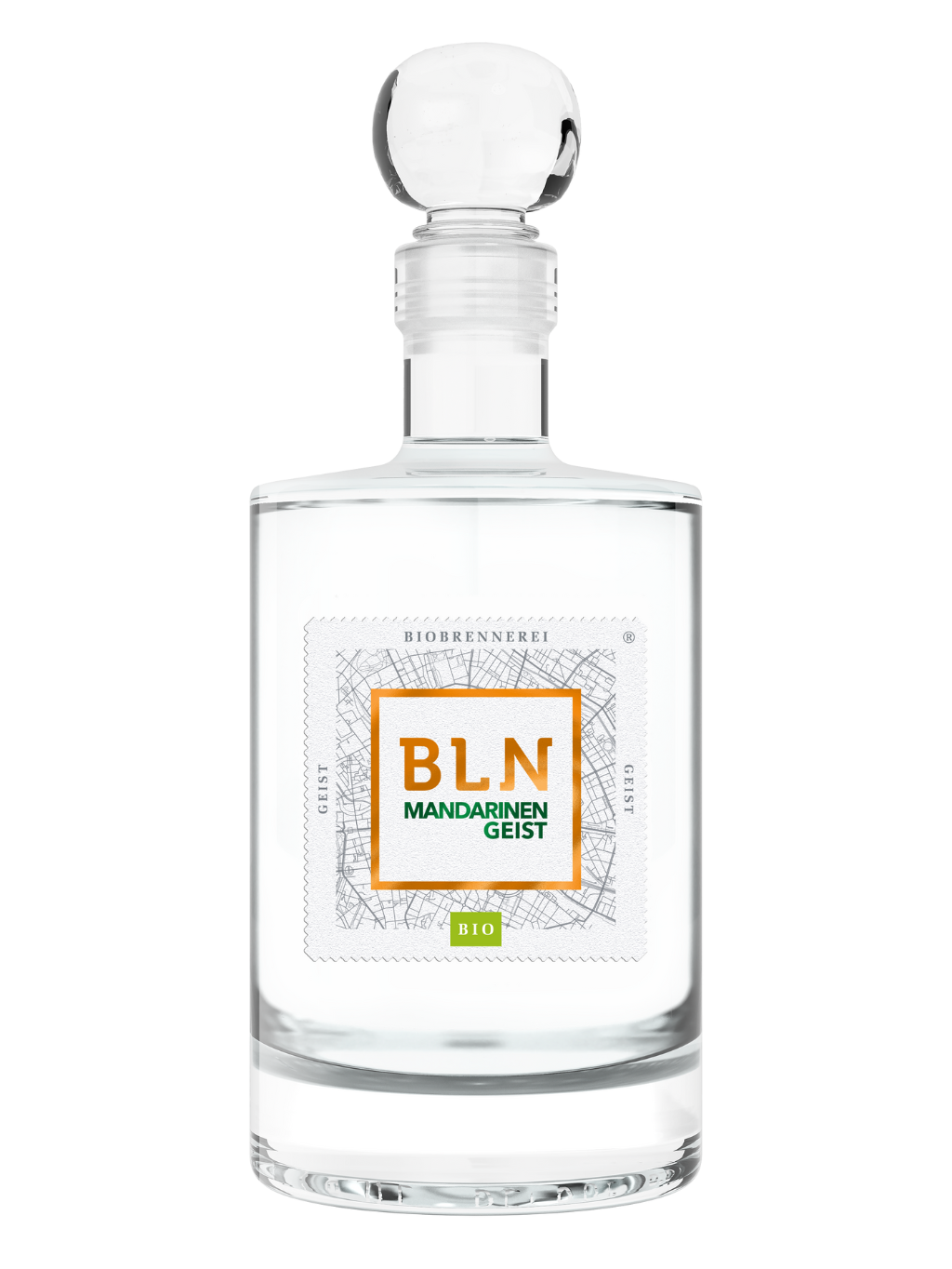 BLN Organic Mandarin Spirit 40% 0.5l