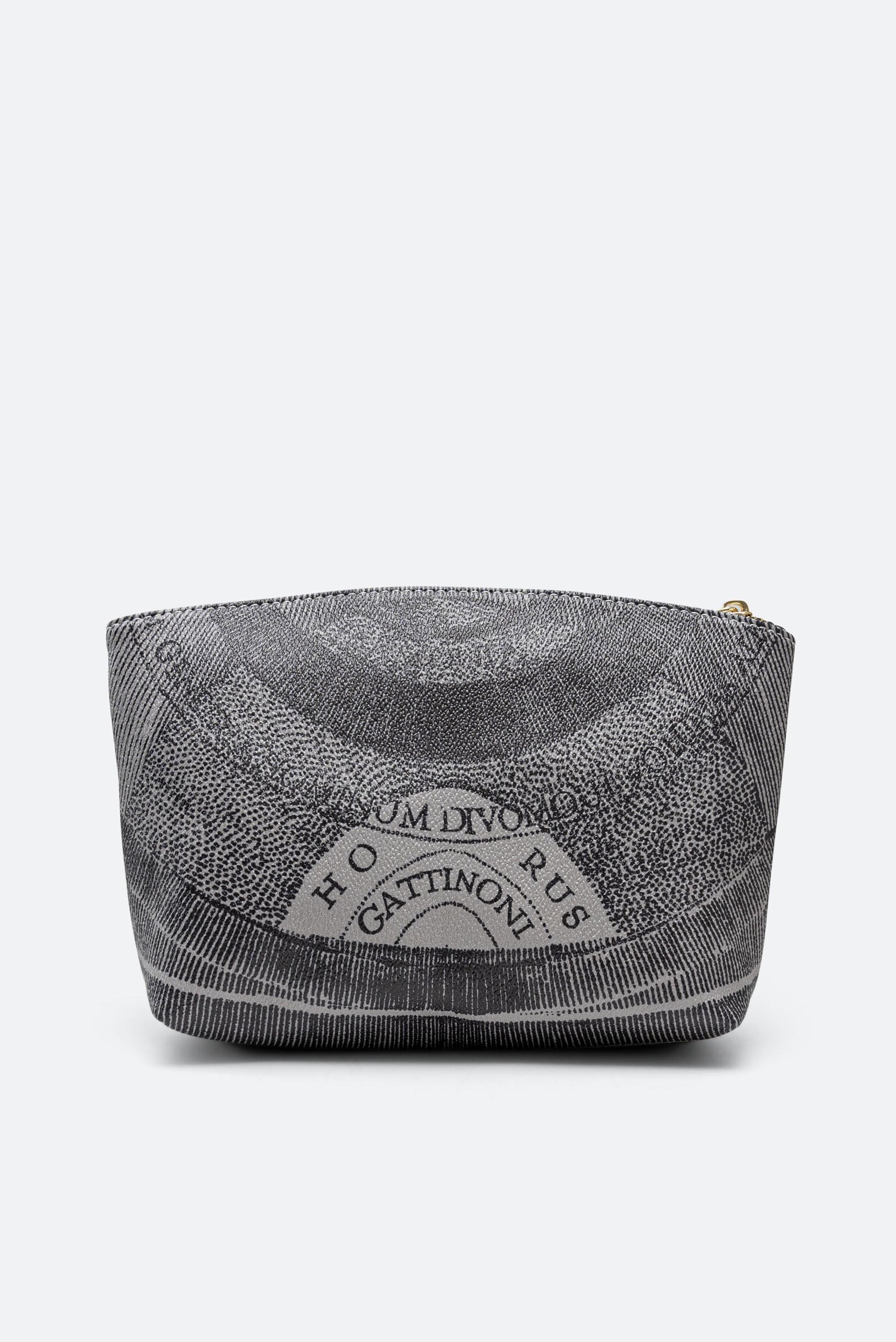 Trousse de beauté moyenne avec zip Planetarium Mono Noir
