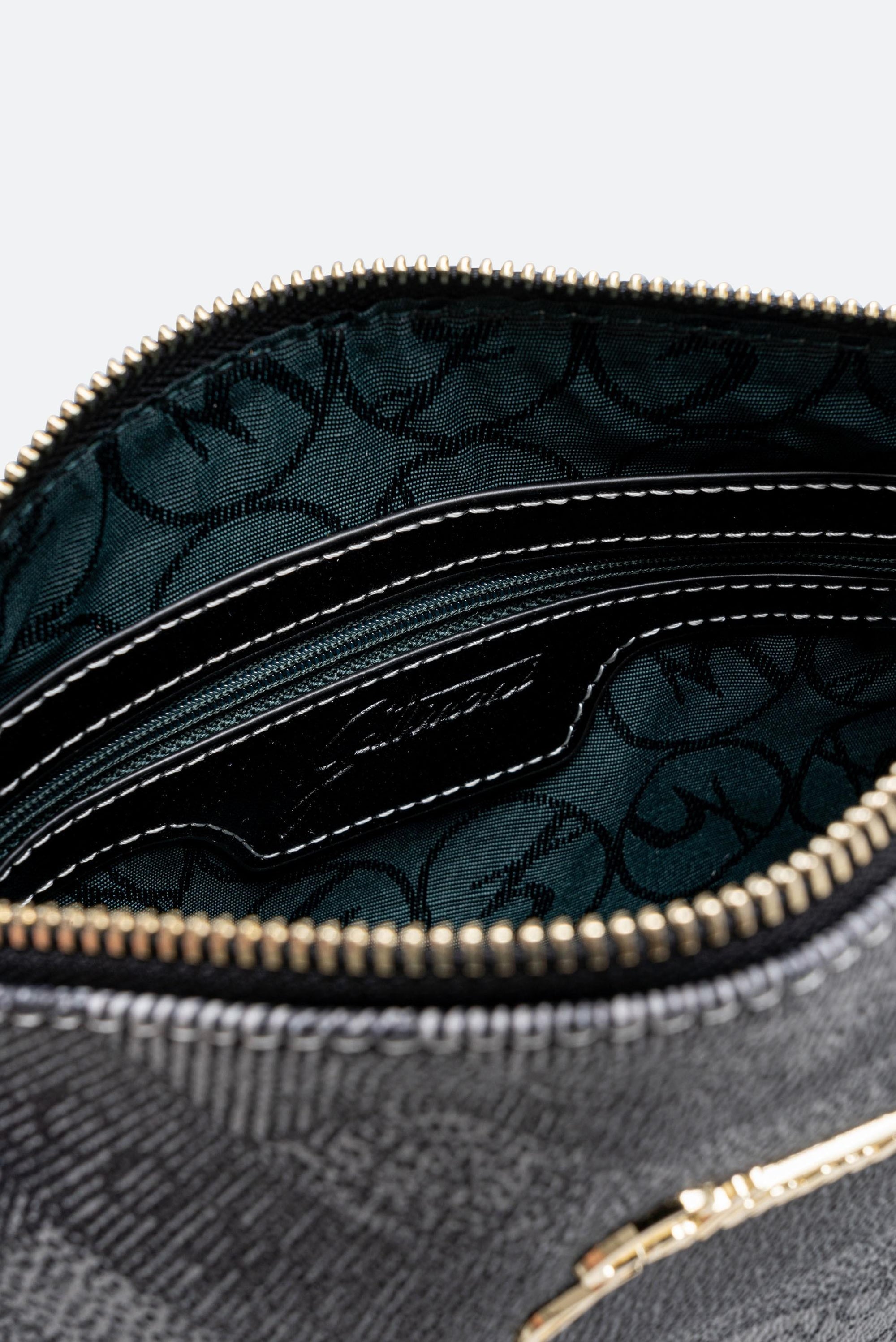 Trousse de beauté moyenne avec zip Planetarium Mono Noir