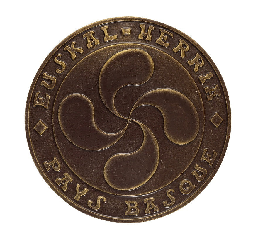 Croix basque chocolat noir - Lauburu