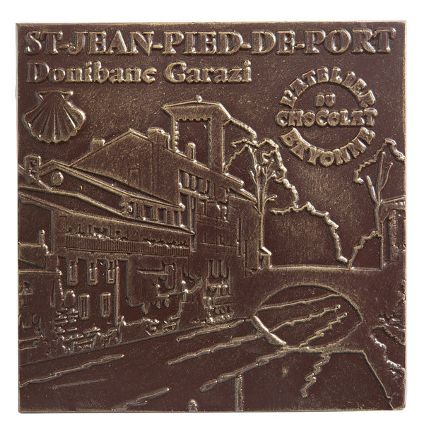 Dark chocolate square Saint-Jean-Pied-de-Port