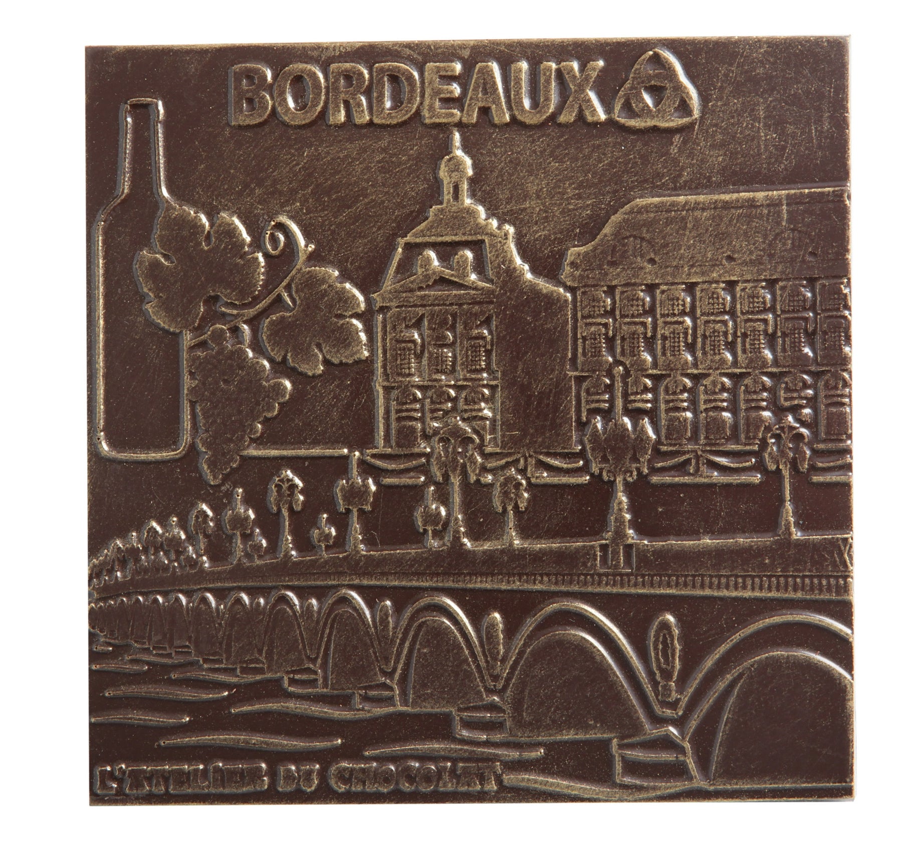 Dark Chocolate Square Bordeaux