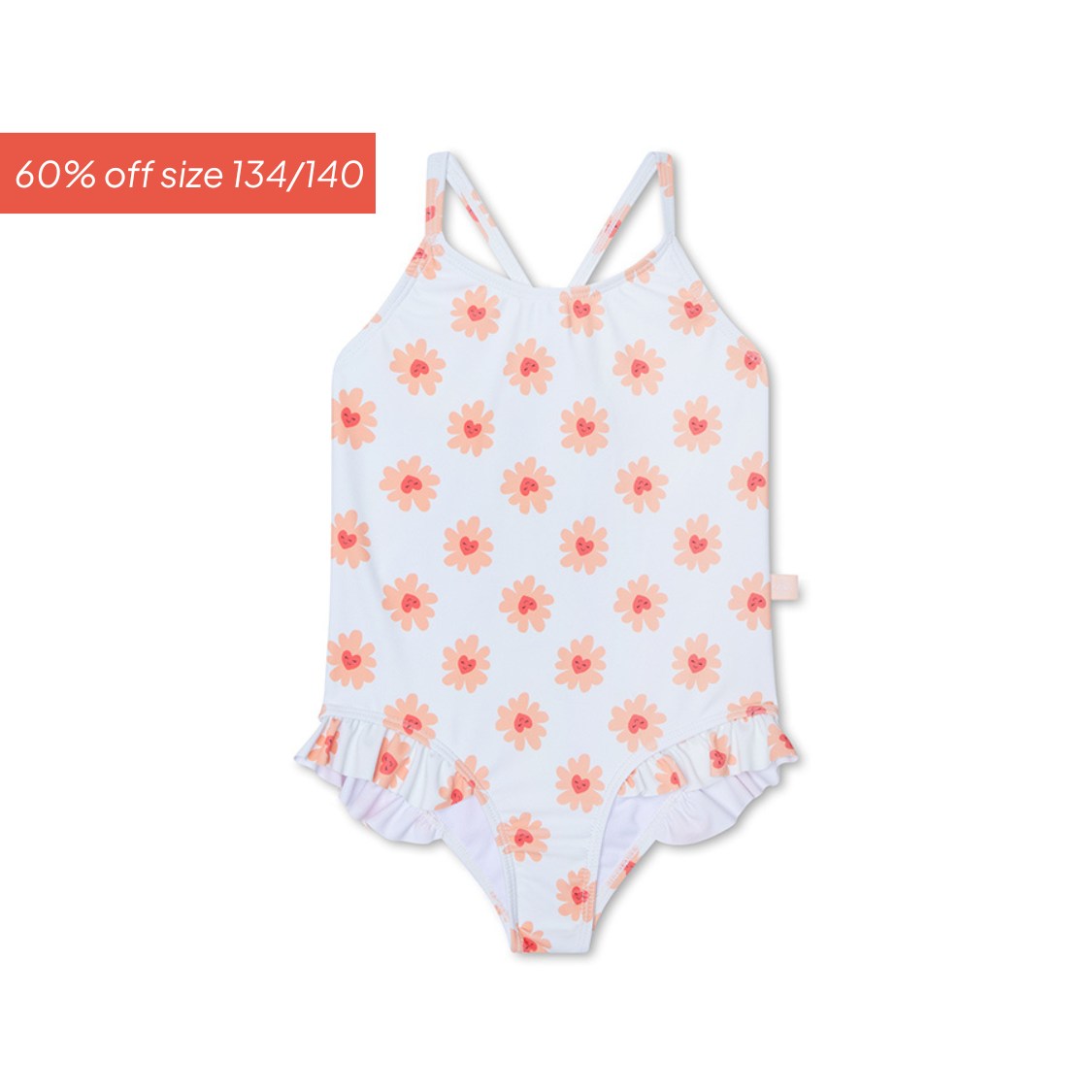 Floral Love | Multikleurige Meisjes UV Badpak