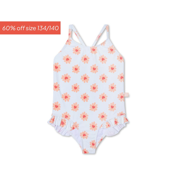 Floral Love | Multikleurige Meisjes UV Badpak