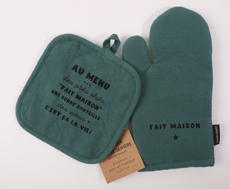 Glove and Pot Holder on the Menu