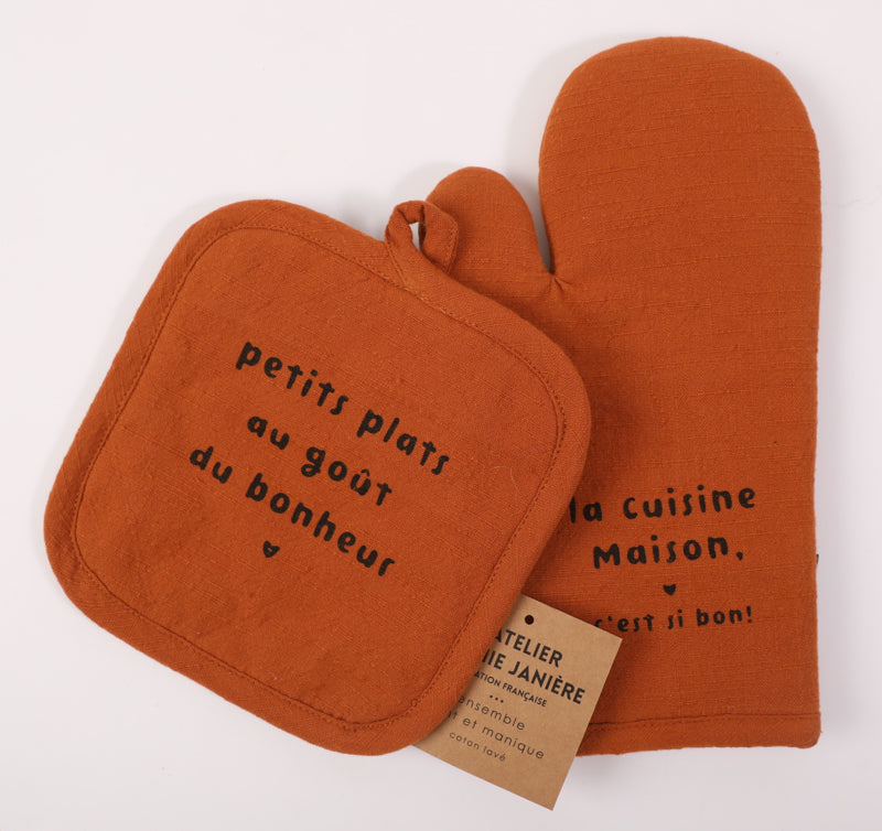 Home kitchen glove and pot holder