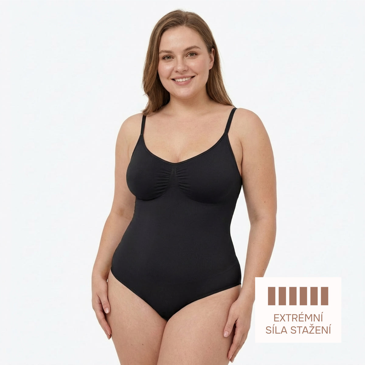 Shaping bodysuit with classic panty cut, BLACK M/L