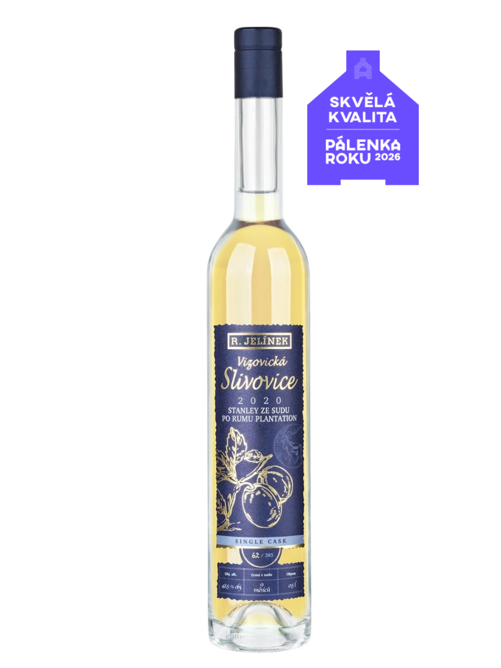 Vizovice Plum Brandy 2020 Stanley from Rum Plantation Barrel 48.5% 0.5l