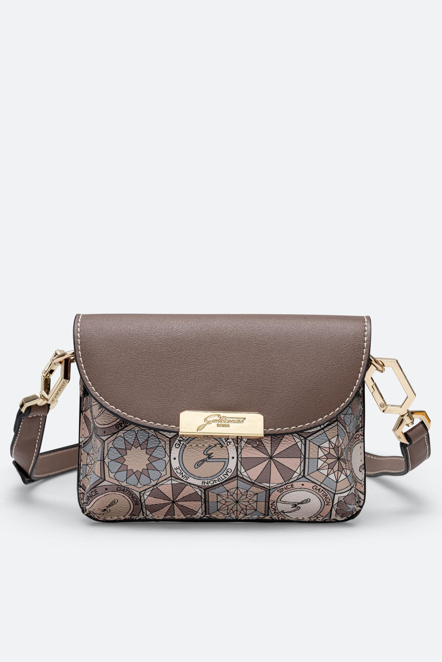 Sac banane Teodosia en poudre avec détails rose antique