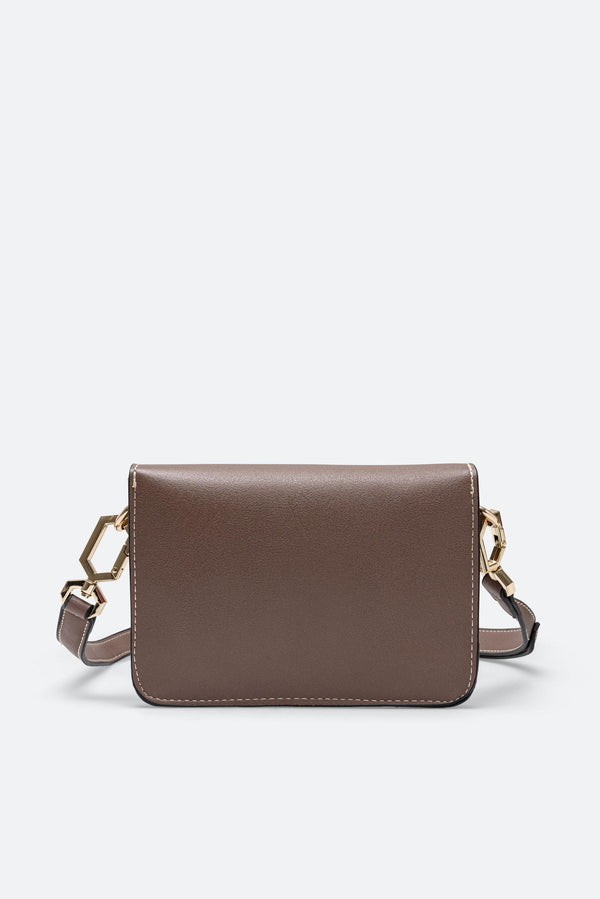 Sac banane Teodosia en poudre avec détails rose antique