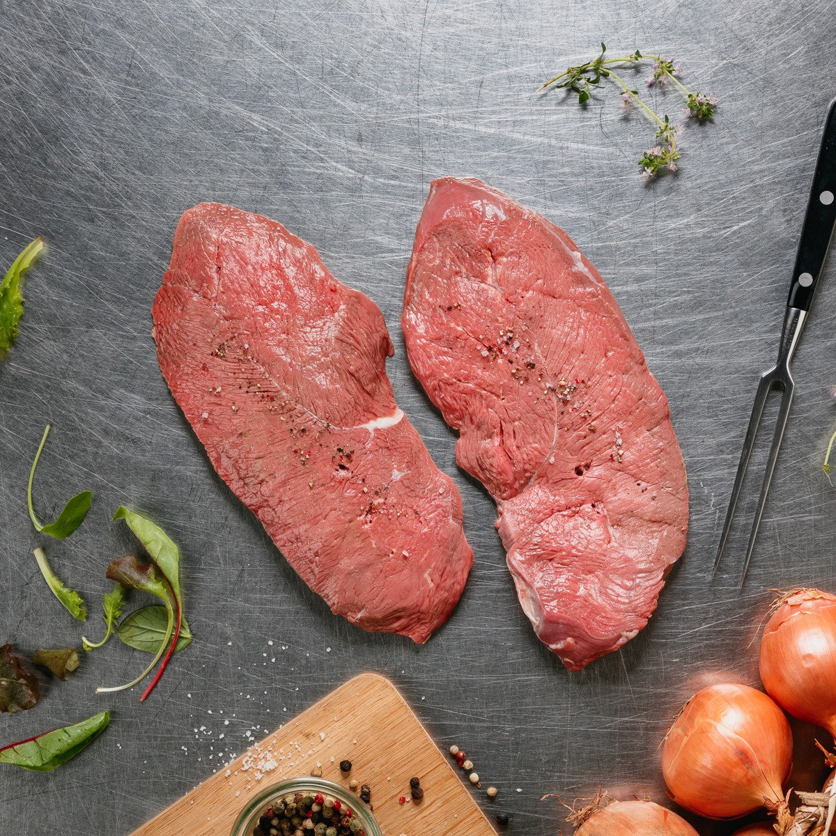 Steak de canard pour 2 - 400g