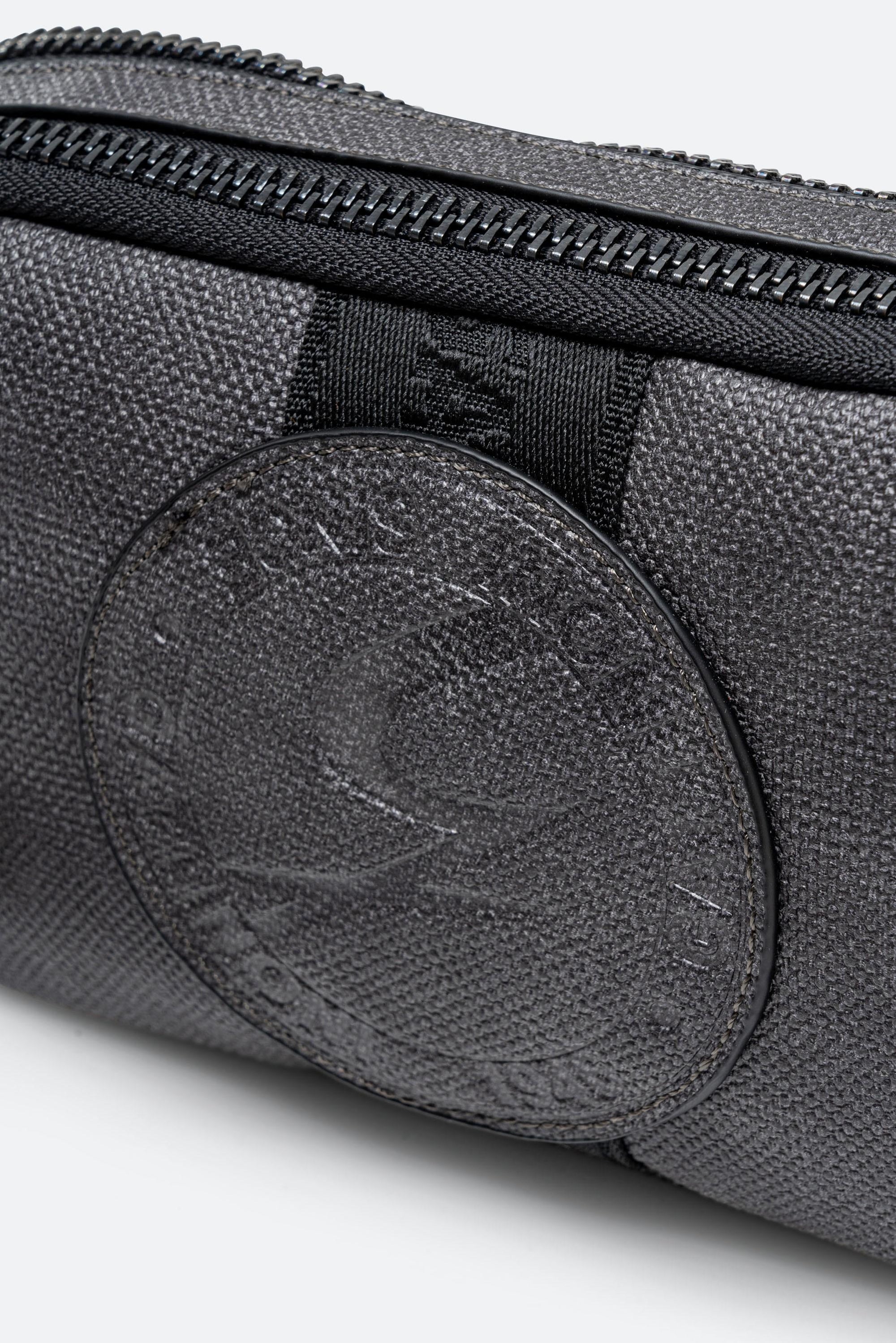 Beauty Tristan Texture with Embossed Logo in Gray