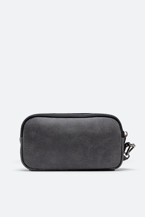 Beauty Tristan Texture with Embossed Logo in Gray