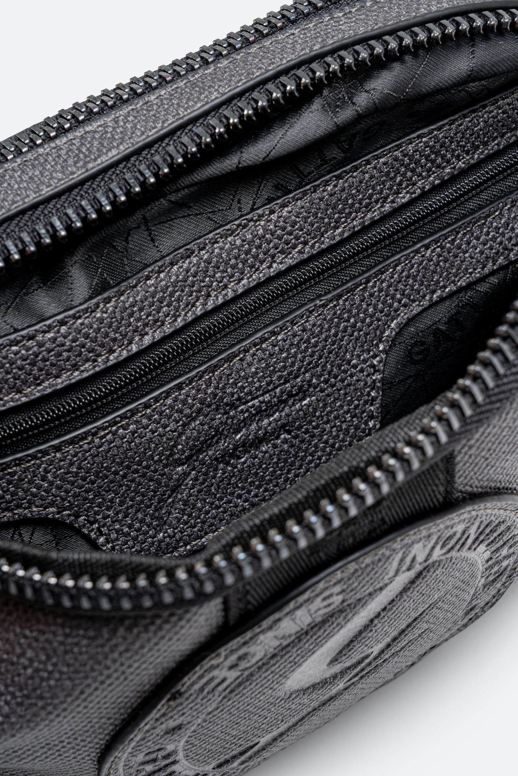 Beauty Tristan Texture with Embossed Logo in Gray