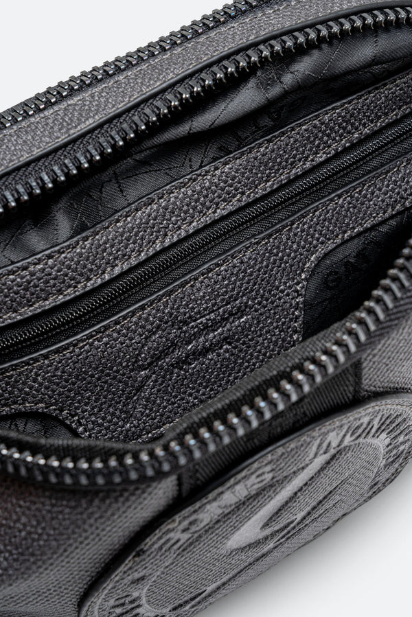 Beauty Tristan Texture with Embossed Logo in Gray