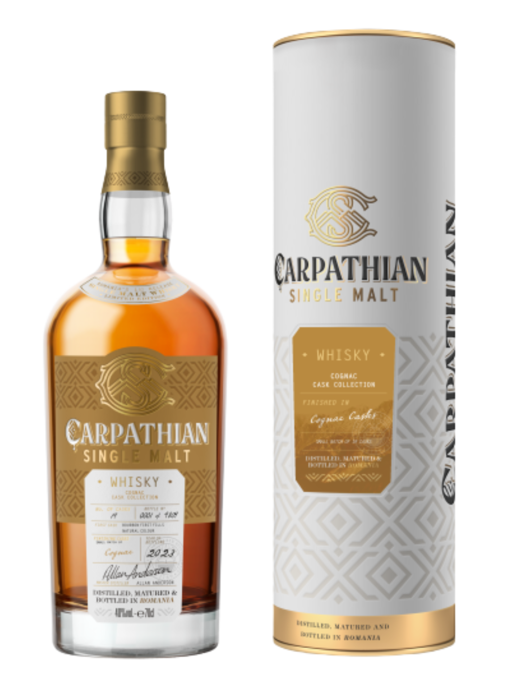 CARPATHIAN Single Malt Cognac Cask 40% 0.7l