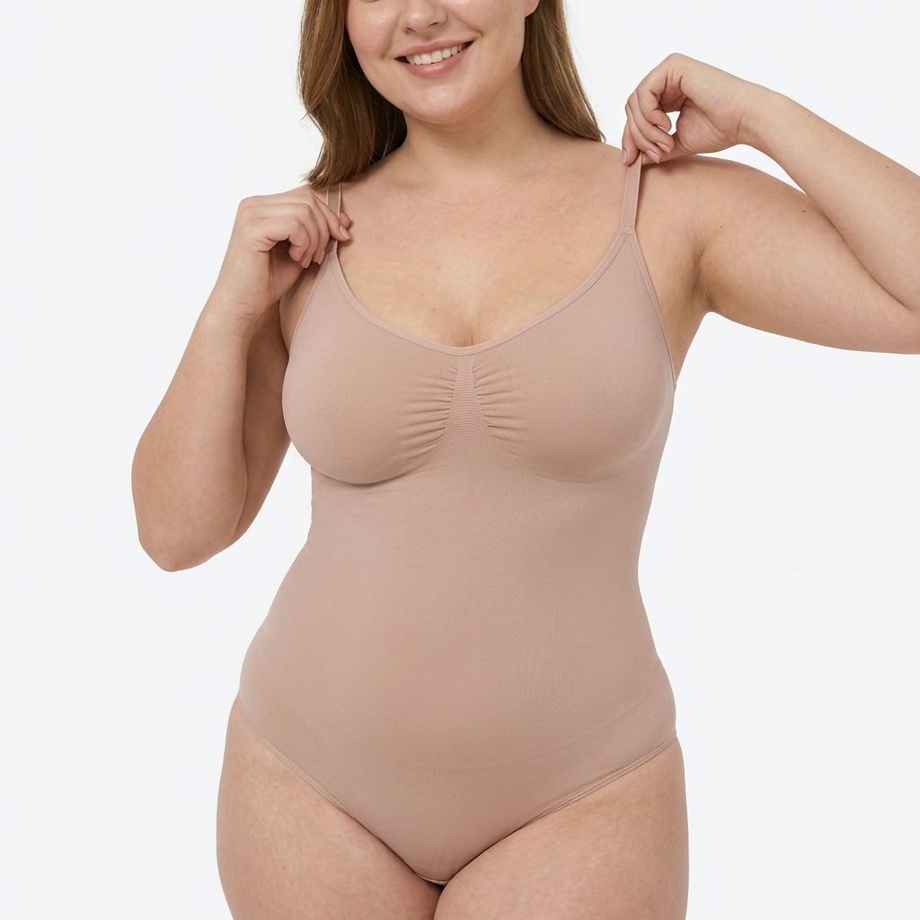 Shaping bodysuit with classic brief cut, NUDE size other: XS/S
