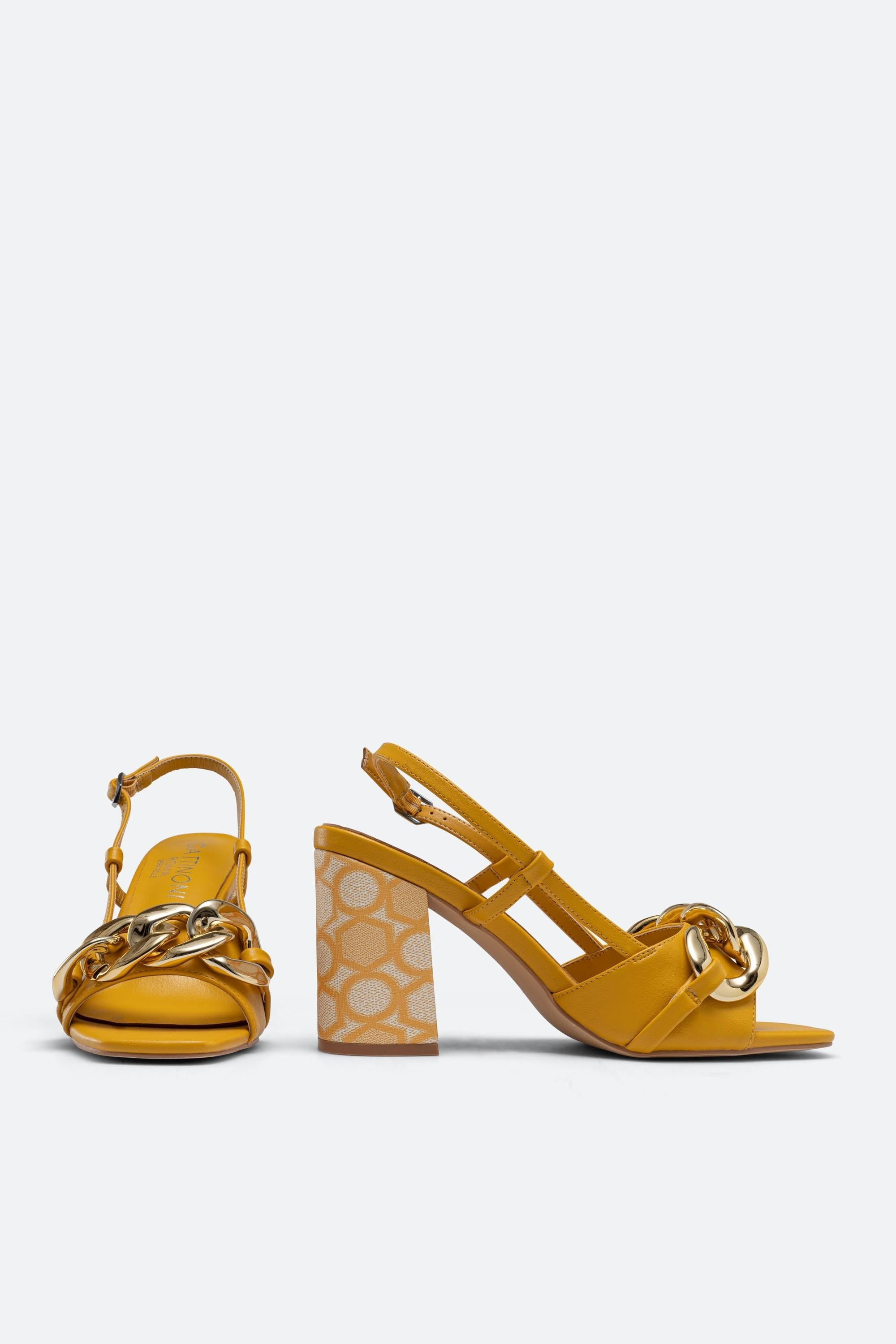Cameron Teometric Yellow Sandal