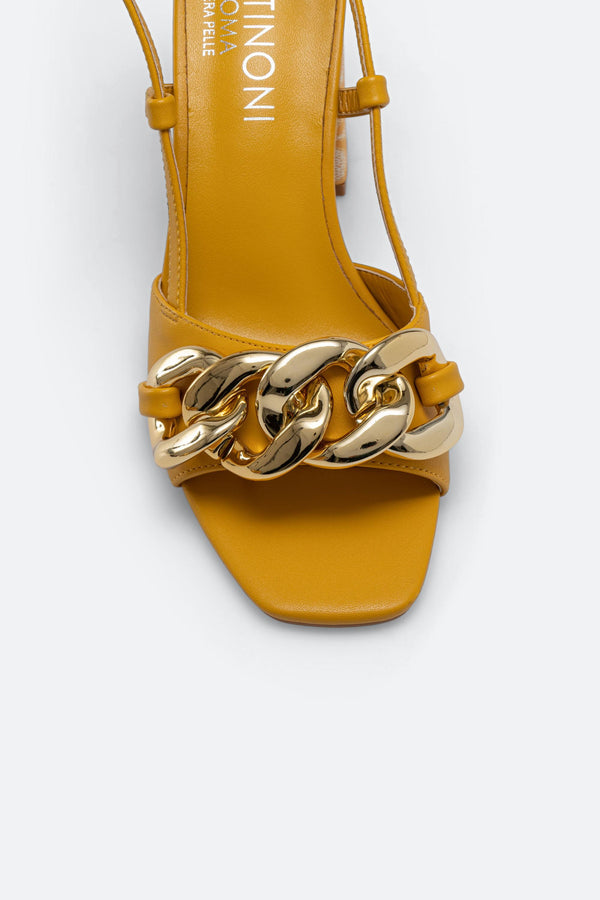 Cameron Teometric Yellow Sandal