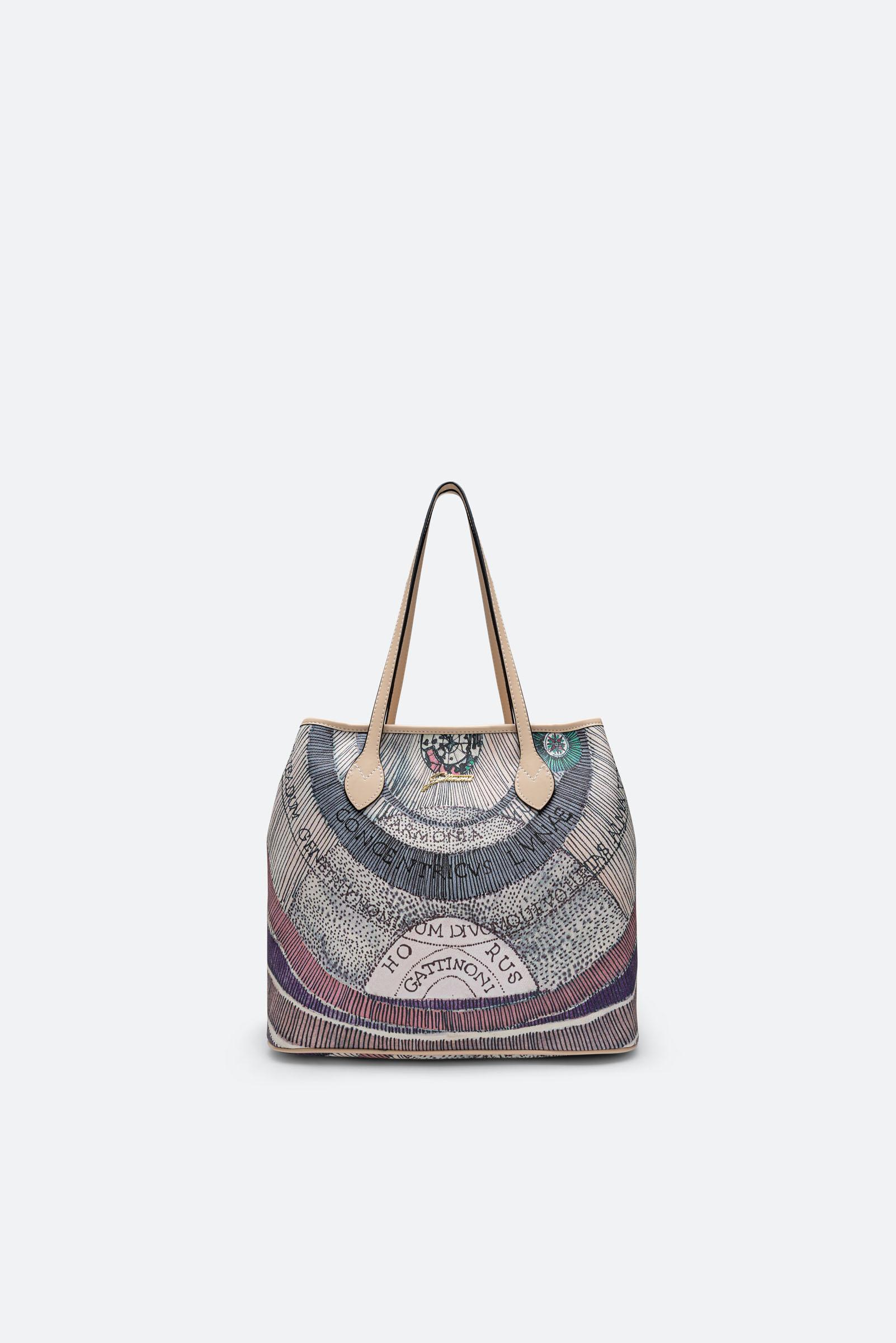 Bolsa de compras mediana Planetarium Acuarela