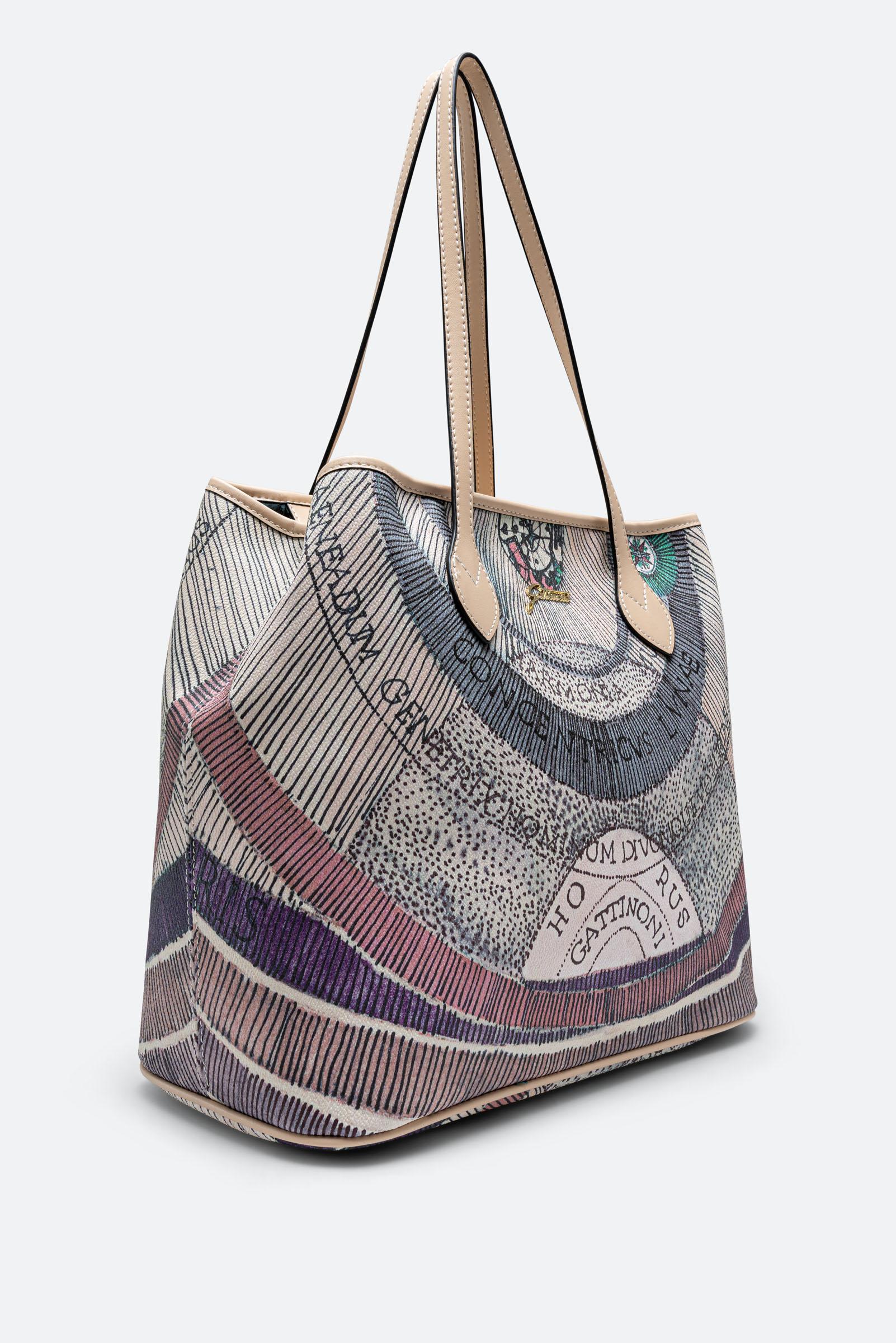 Bolsa de compras mediana Planetarium Acuarela