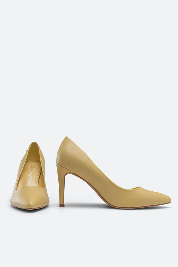Tacones Morrison Amarillo Huevo