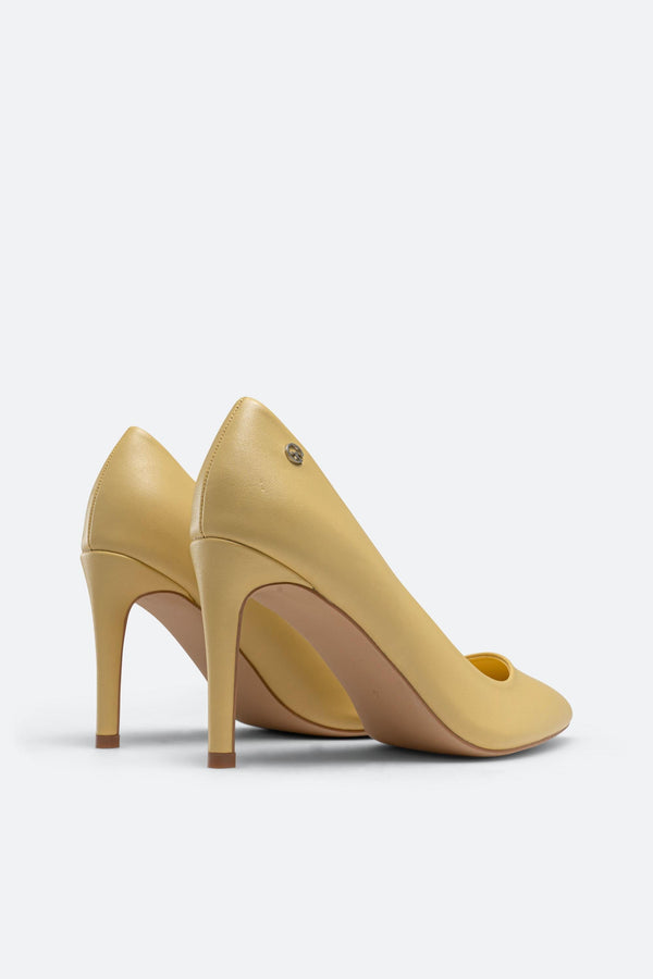 Tacones Morrison Amarillo Huevo