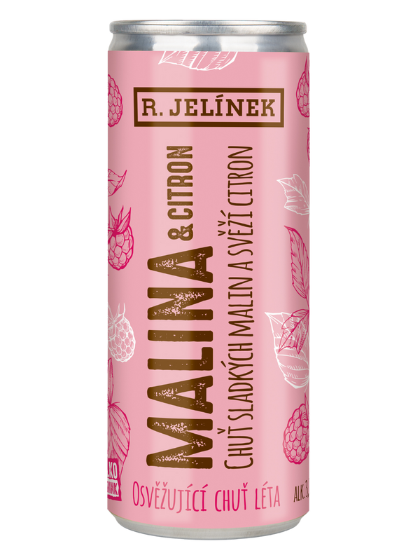Raspberry & Lemon 3.1% 250ml Alcoholic Mixed Drink in a Can